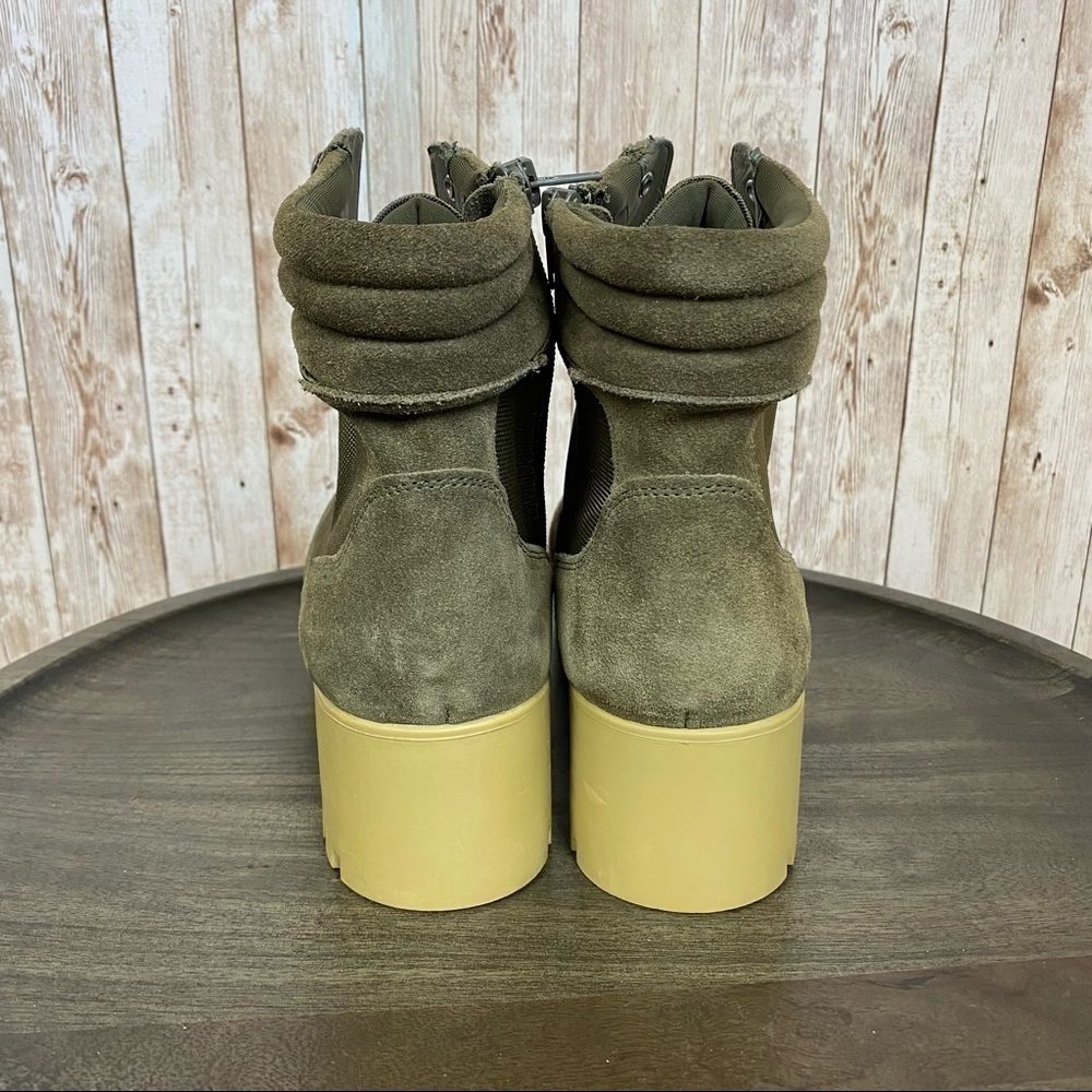 Steve Madden Greater Hiker Olive Platform‎ Combat Boot Size 9.5 Women - Picture 5 of 11